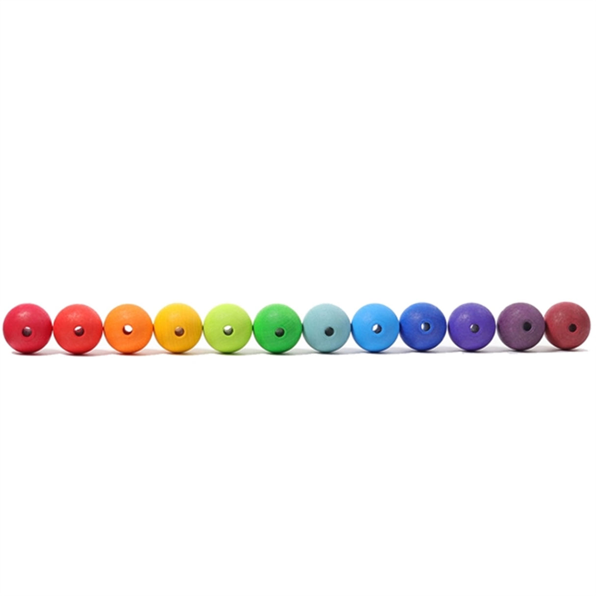 GRIMM´S Wooden Beads Large 36 pcs Rainbow