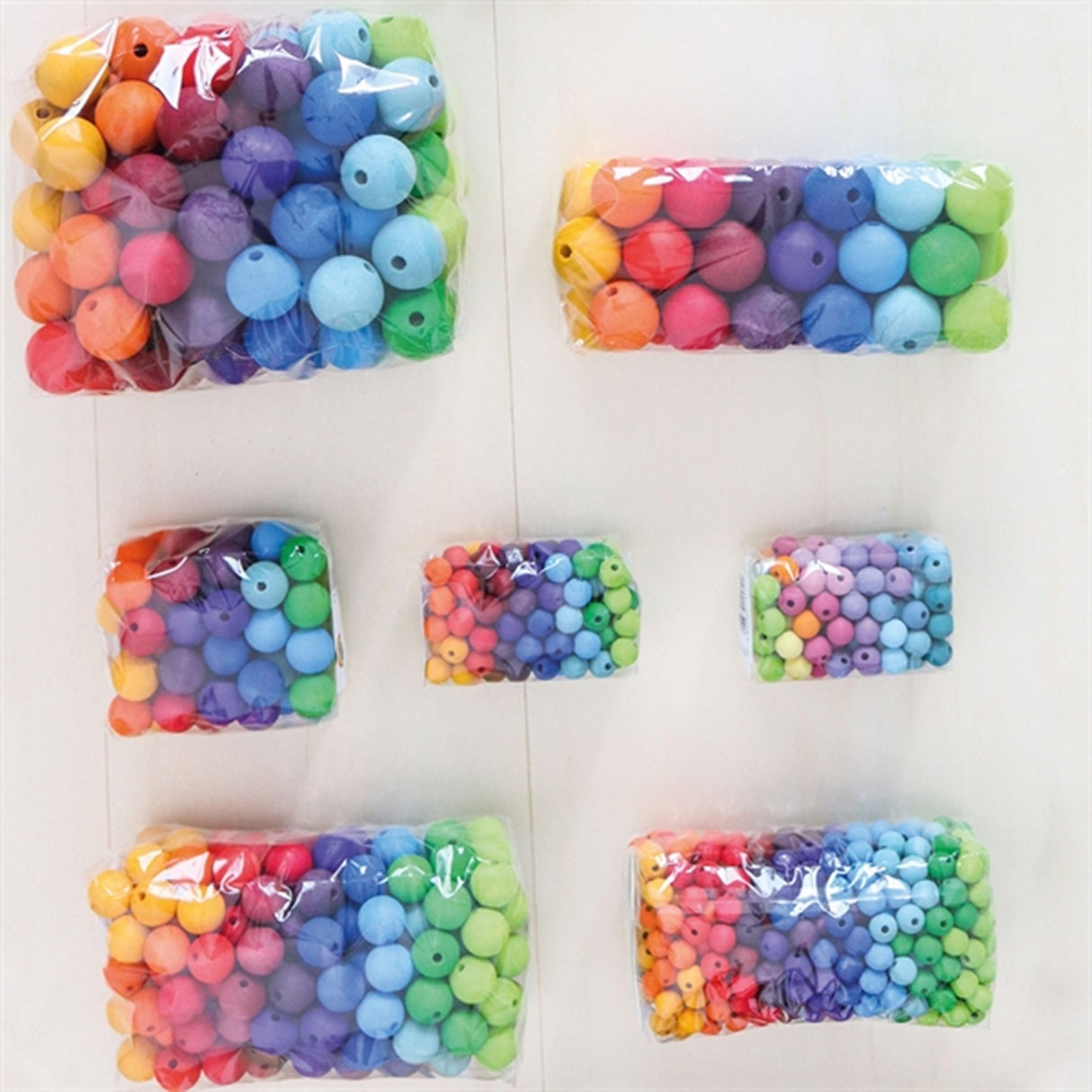 GRIMM´S Wooden Beads Large 36 pcs Rainbow