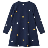 Wood Wood Navy Aya Pois Dress 5