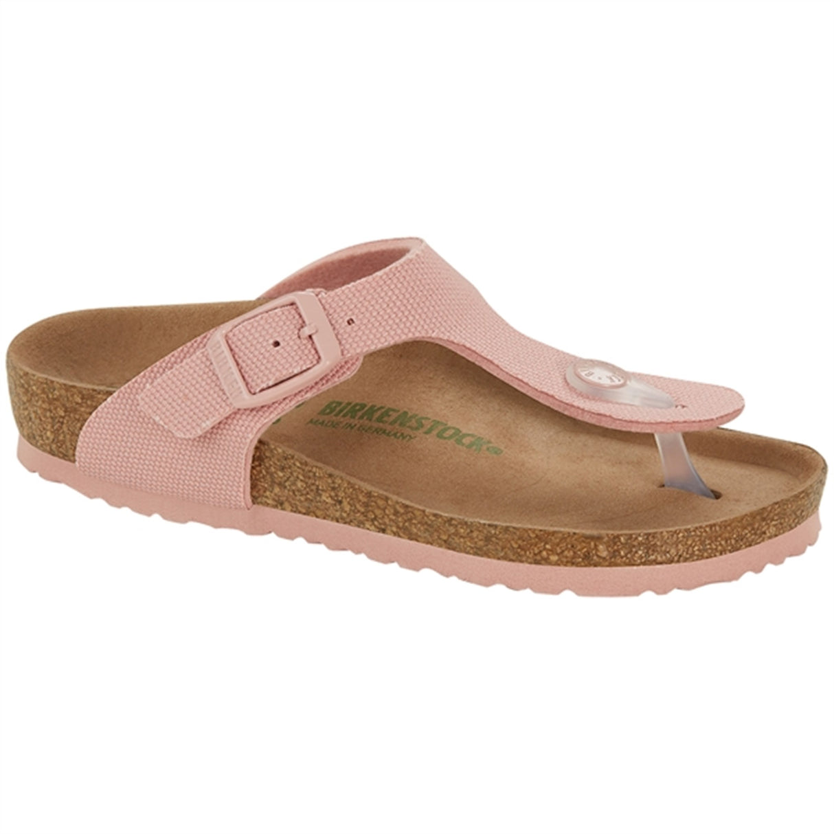 Birkenstock Gizeh Kids TEX Canvas Soft Pink Sandals 6