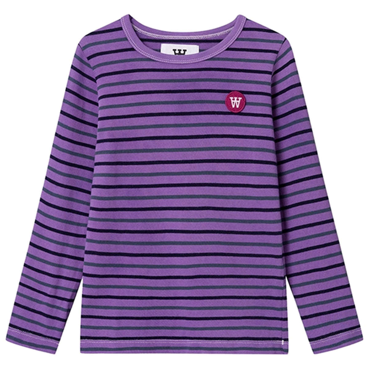 Wood Wood Light Amethyst Stripes Kim Shirt