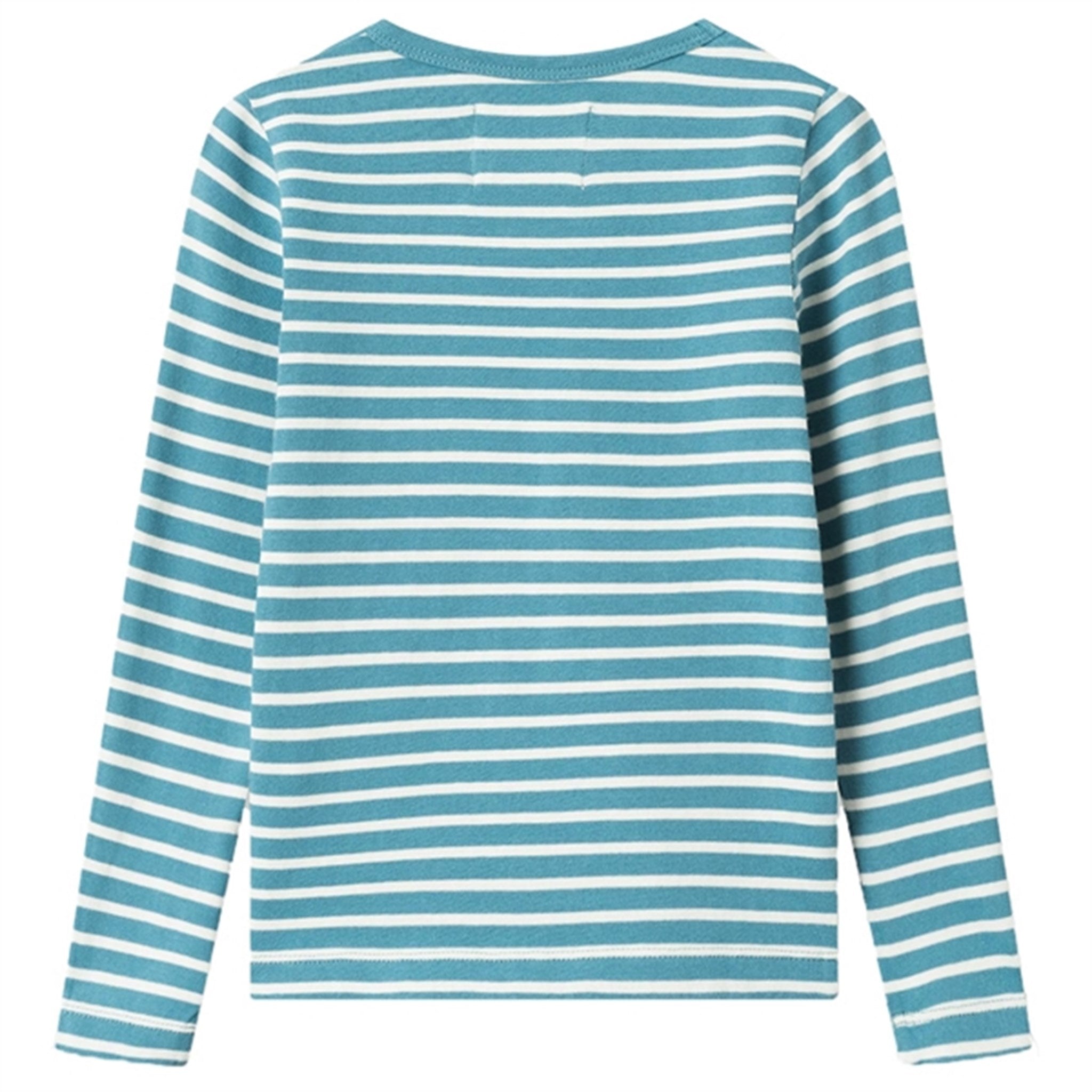 Wood Wood Bright Blue/Off White Stripes Kim Shirt 5