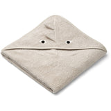 Liewood Albert Hooded Towel Dragon / sandy mix