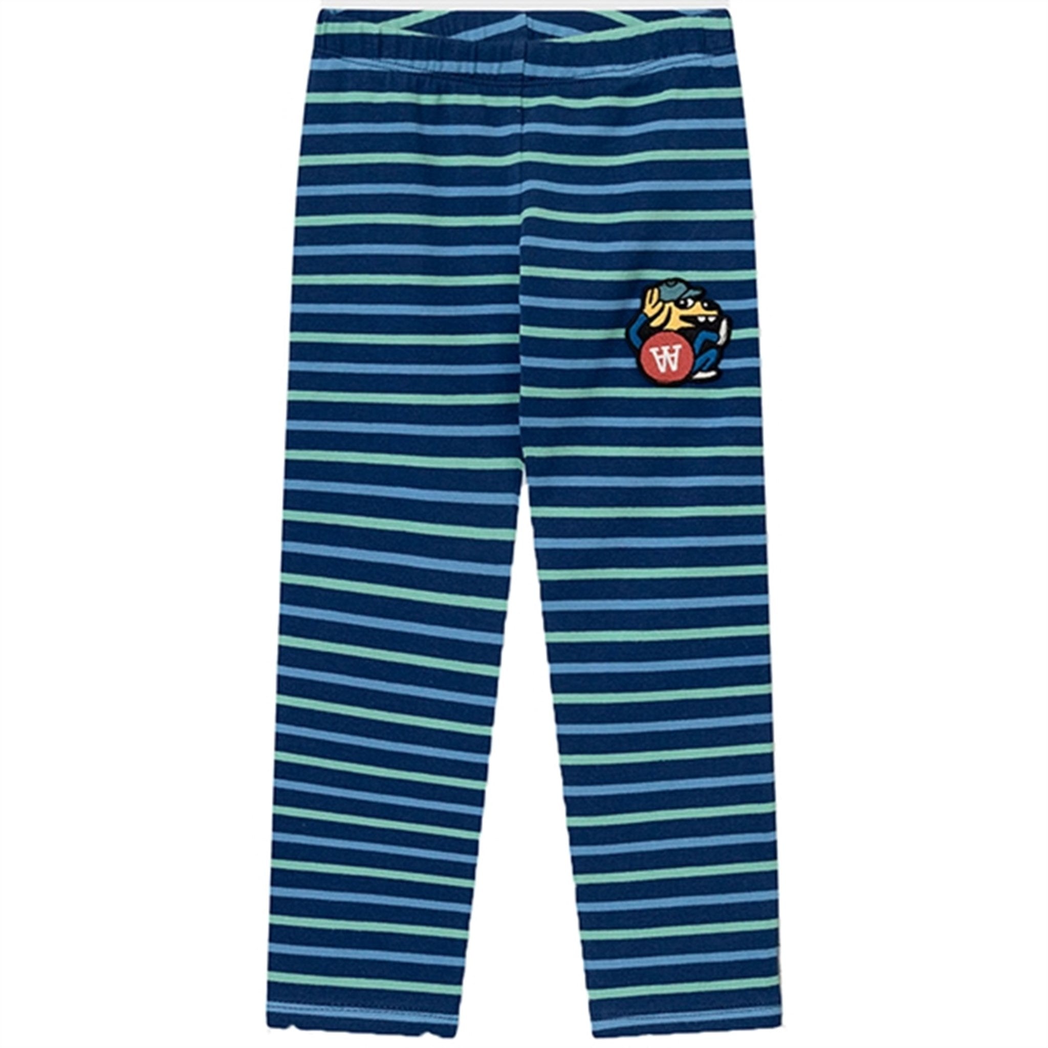 Wood Wood Navy Stripes Ira Doggy Patch Leggings