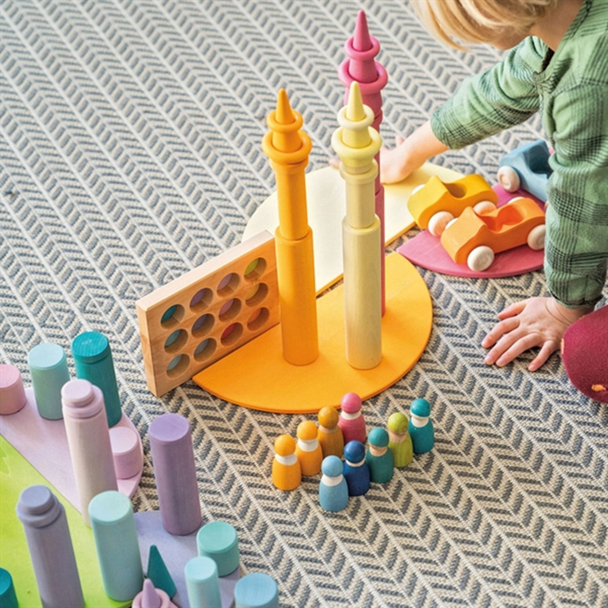 GRIMM´S Stacking Game Small Pastel Rollers