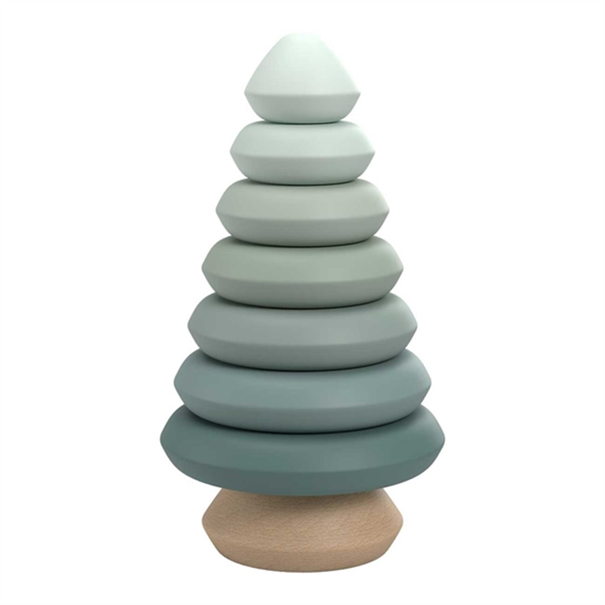 Cam Cam Copenhagen Stacking Toy Tree Dusty Green