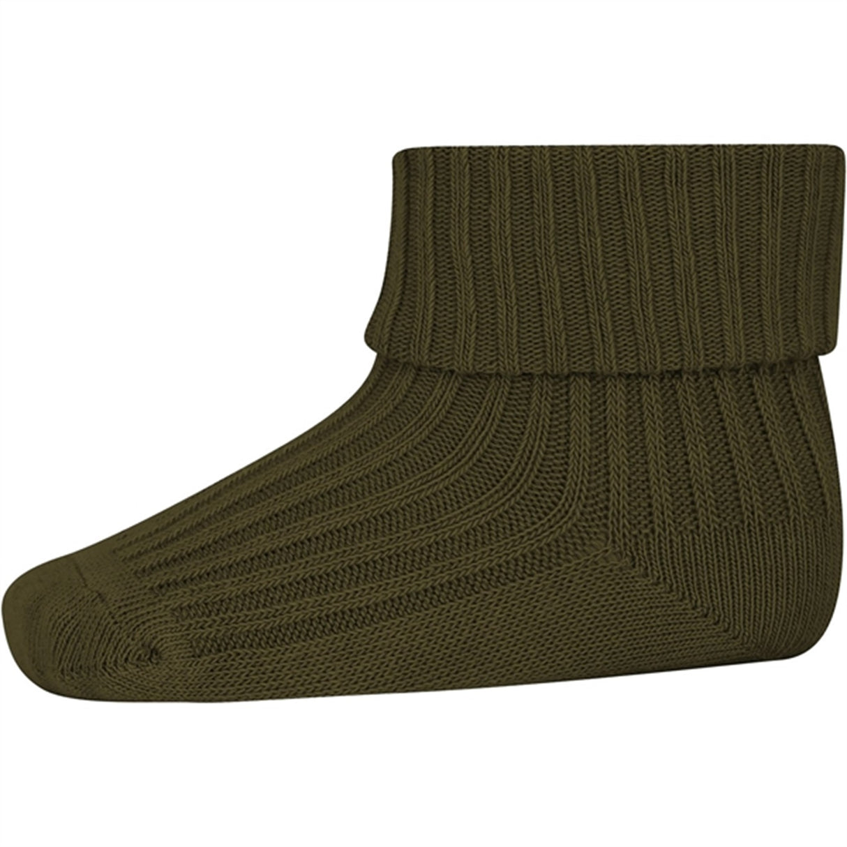 MP 533 Cotton Rib Baby Socks Capers
