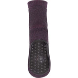 MP 79208 Celina Socks With Anti-Slip 2001 Metallic Glitter Dark Purple