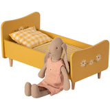 Maileg Wooden Bed Mini Yellow