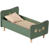 Maileg Wooden Bed Mini Mint Blue