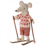 Maileg Ski And Ski Poles, For Mum & Dad Mouse 2