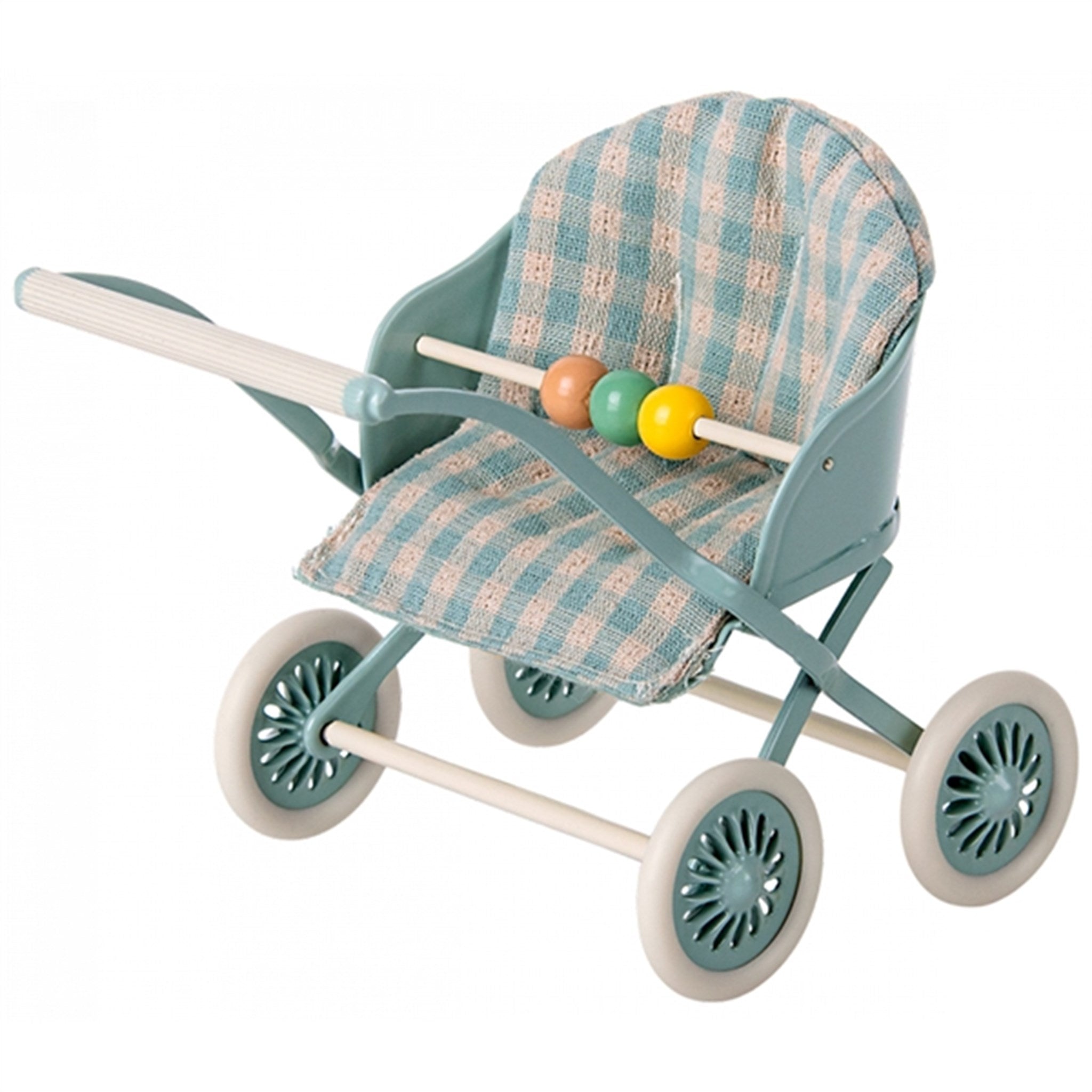 Maileg Stroller Baby Mouse Mint
