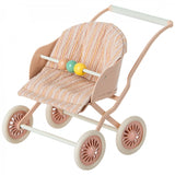 Maileg Stroller Baby Mouse Rose