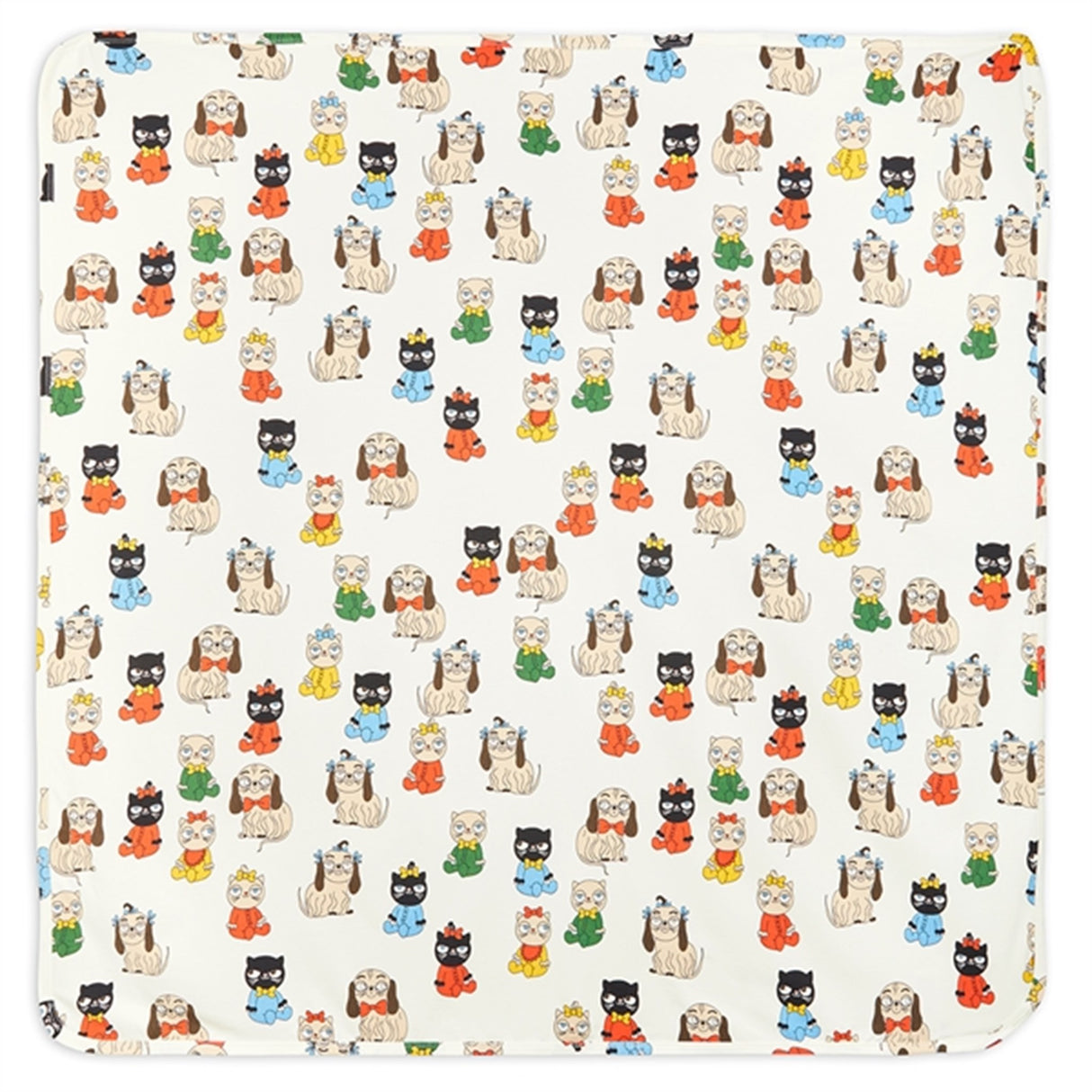 Mini Rodini Minibabies Aop Baby Blanket Multi