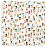 Mini Rodini Minibabies Aop Baby Blanket Multi