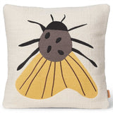 Ferm Living Forest Embroidered Cushion Moth