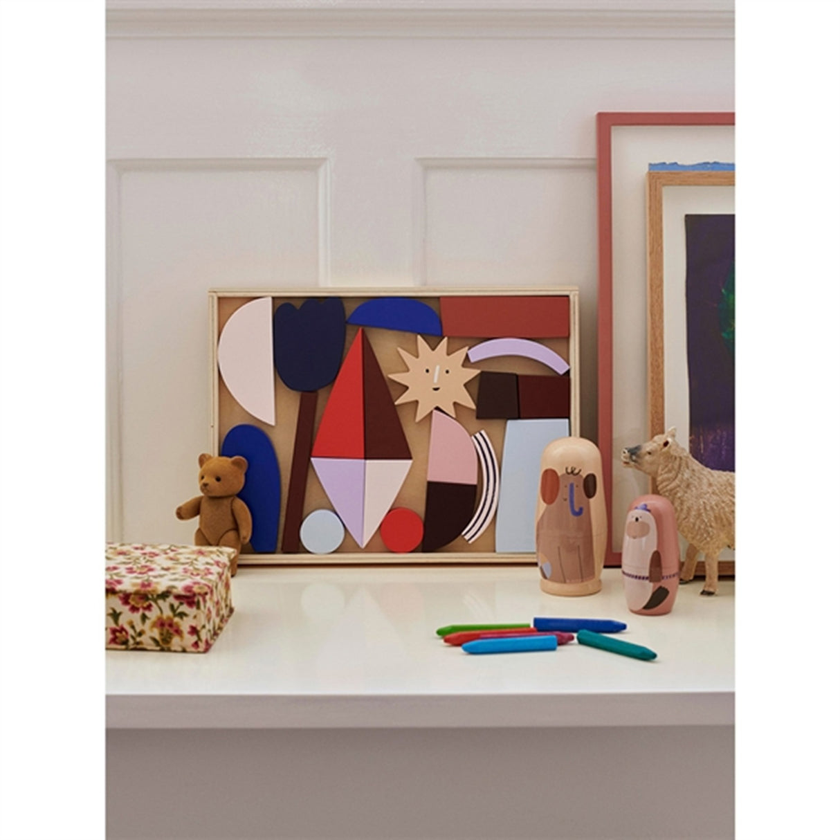 Ferm Living Frame Art Blocks Multi 3