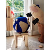 Ferm Living World Cushion Bright Blue 2