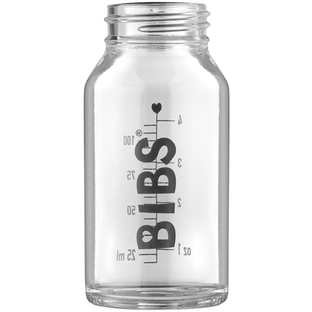 Bibs Baby Glass Bottle Complete Set Ivory 110 ml