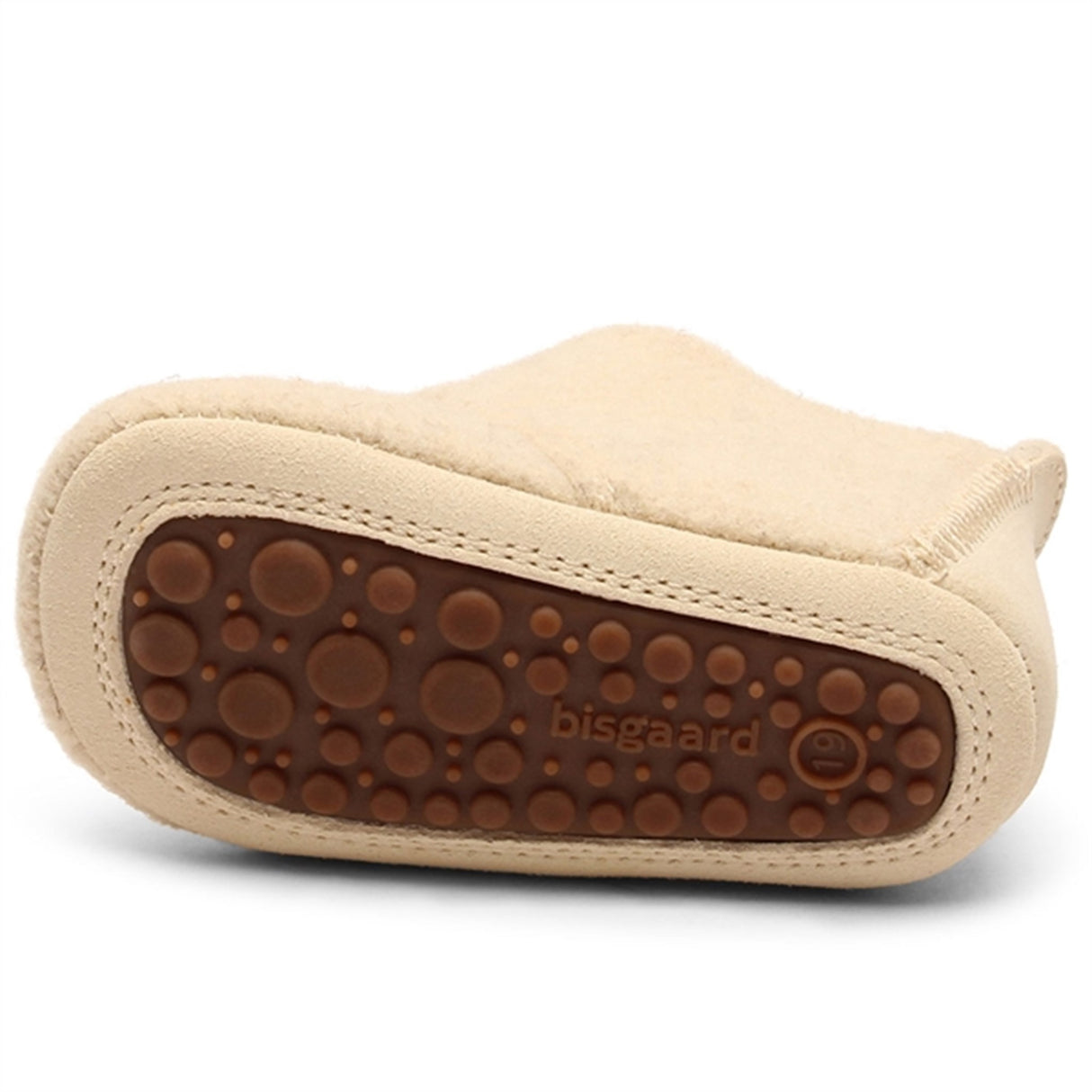 Bisgaard Baby Wool Home Shoe Creme