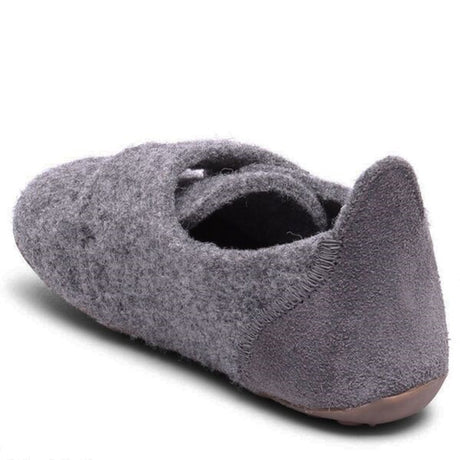 Bisgaard Indoor Shoes Wool Velcro Grey 2