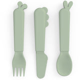 Done by Deer Kiddish Cutlery Set Deer Friends Green