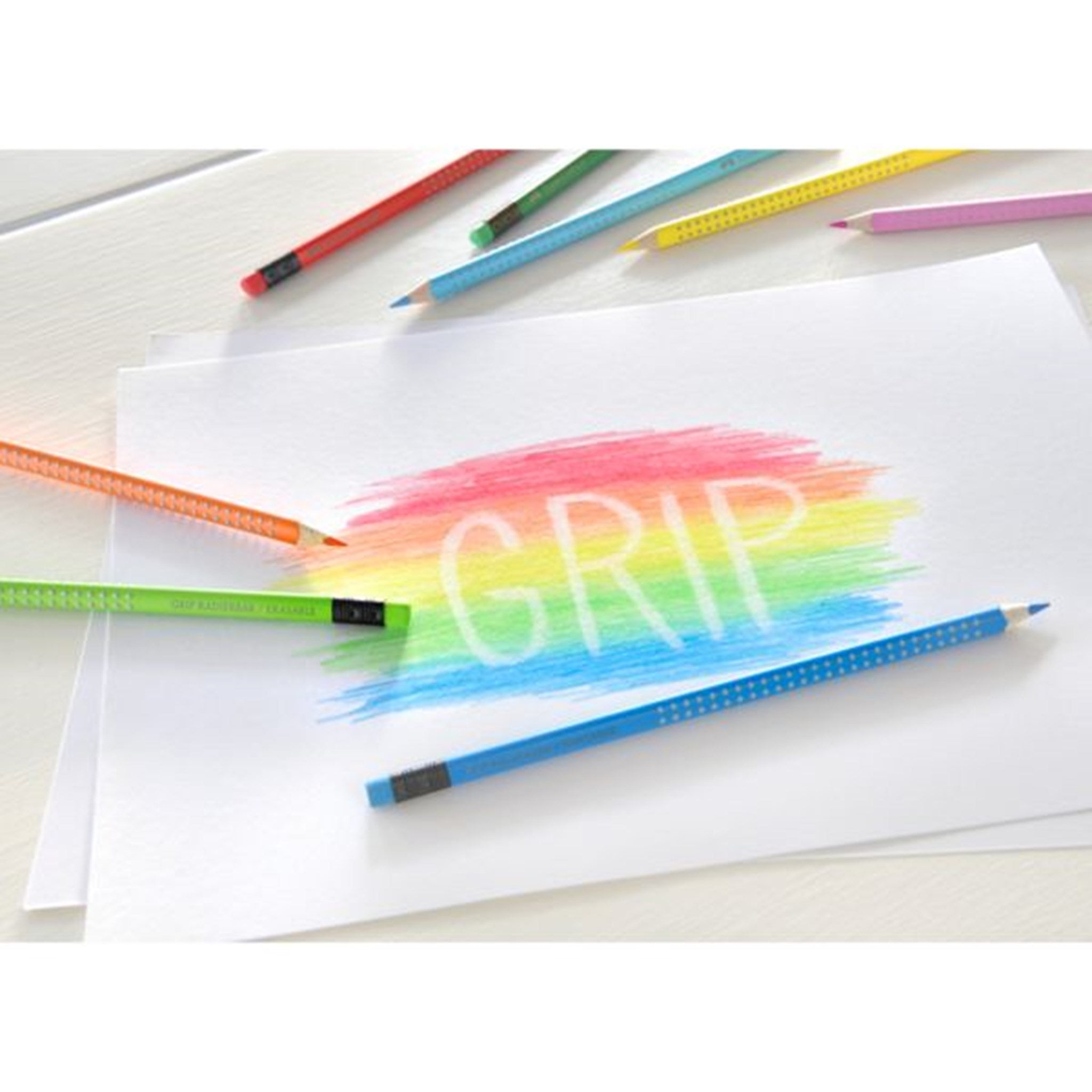 Faber Castell Grip 10 Colour Pencils 2