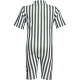 Petit Crabe Army Stripes Natsu Onesie with Zipper 3