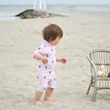 Petit Crabe Rose Boat Natsu Onesie with Zipper 9