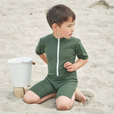 Petit Crabe Forest Noe Onesie with Zipper 2