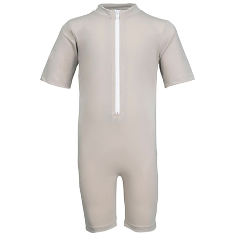 Petit Crabe Latte Noe Onesie with Zipper