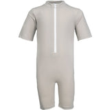 Petit Crabe Latte Noe Onesie with Zipper