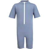 Petit Crabe Petrol Noe Onesie with Zipper