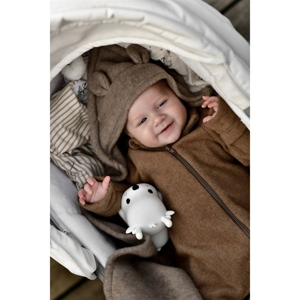 Mikk-Line Cotton Fleece Suit Melange Denver 4