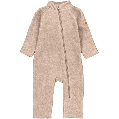 Mikk-Line Cotton Fleece Suit Warm Taupe