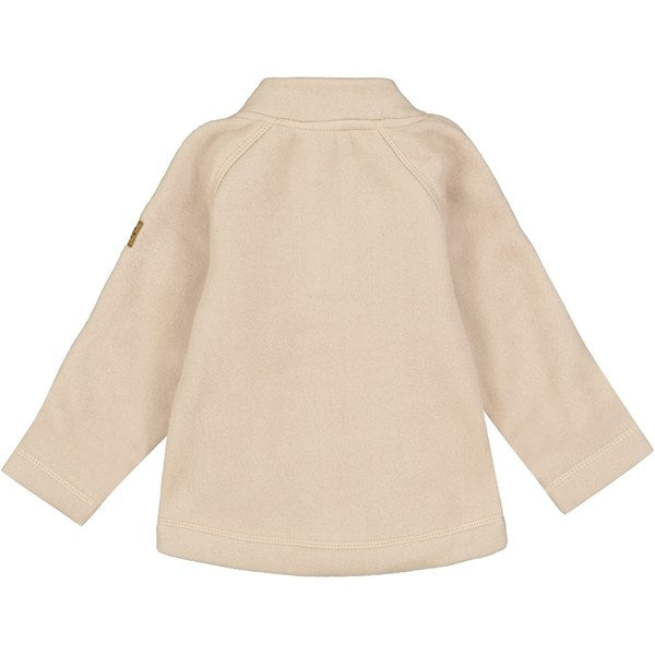 Mikk-Line Cotton Fleece Jacket Warm Taupe 4