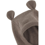 Mikk-Line Cotton Fleece Balaclava with Ears Melange Denver