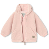 MINI A TURE Liff Teddy Fleece Jacket Rose Smoke 2