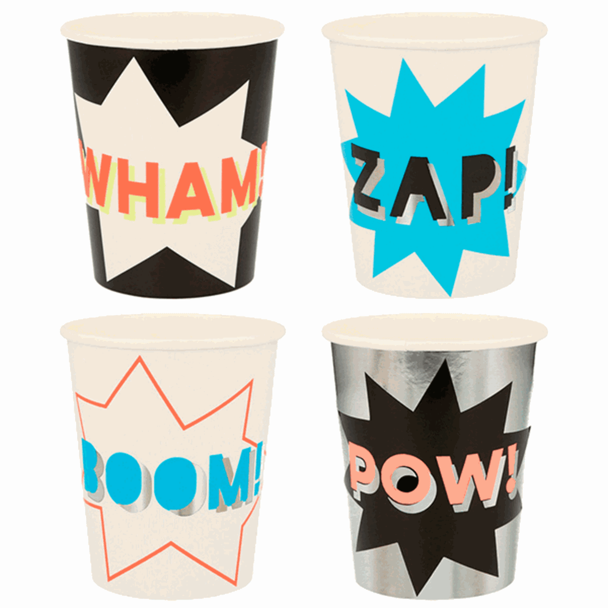 Meri Meri Superheroes Cups 8 stk