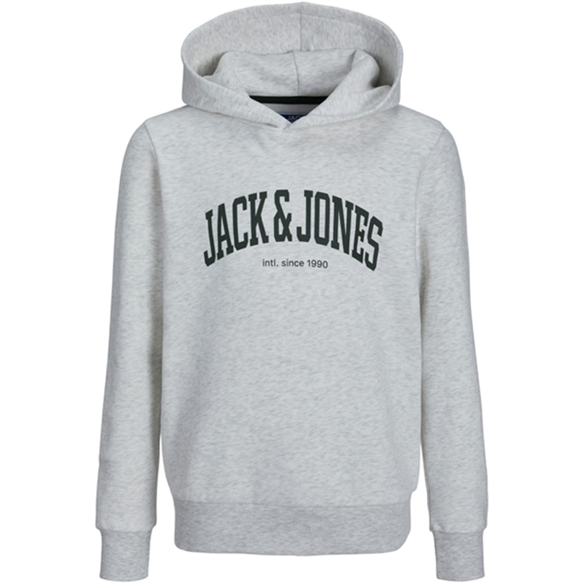 Jack & Jones Junior White Melange Josh Sweat Hoodie