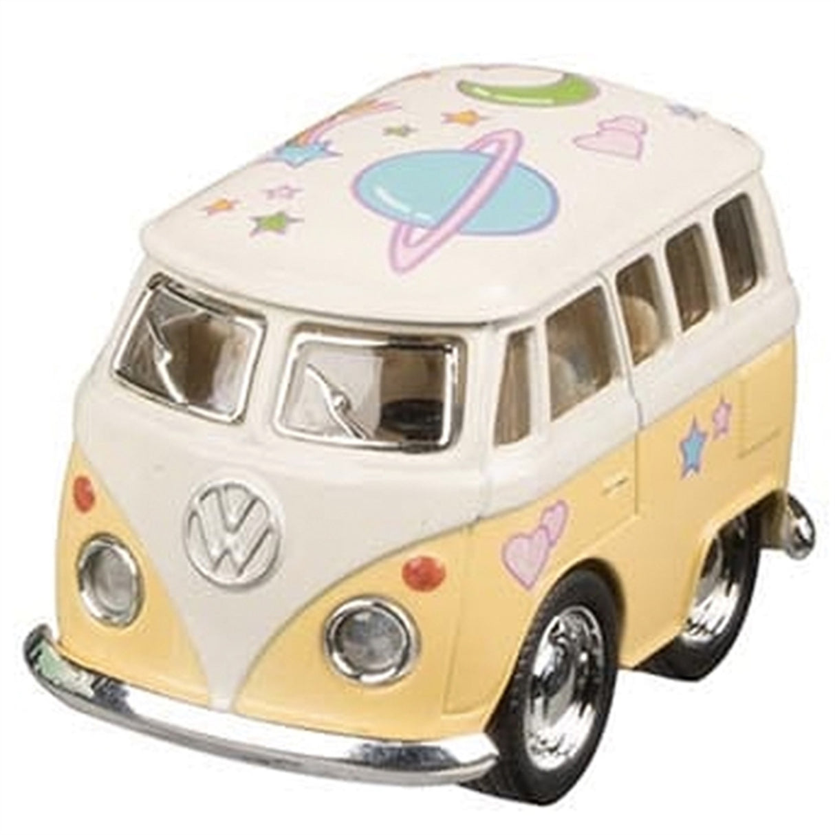 Goki Volkswagen Bus Yellow w. Print