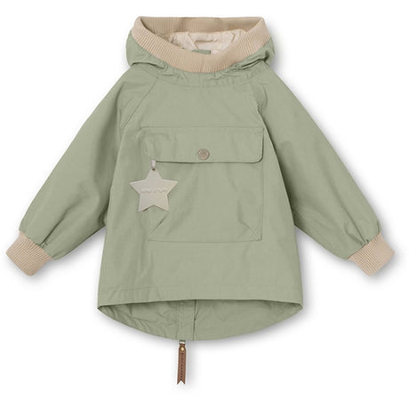 MINI A TURE Baby Vito Spring Anorak Desert Sage