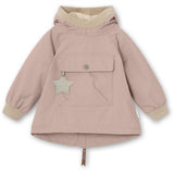 MINI A TURE Baby Vito Spring Anorak m/Fleece Lining Rose Smoke