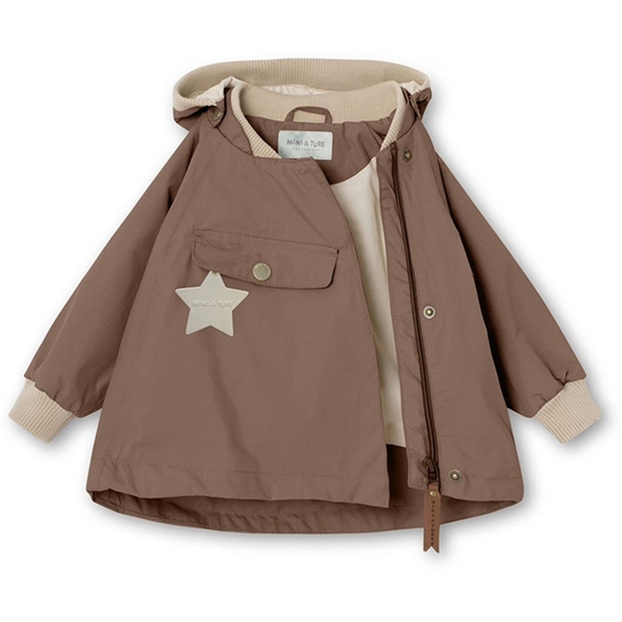 MINI A TURE Wai Spring Jacket Brownie 2