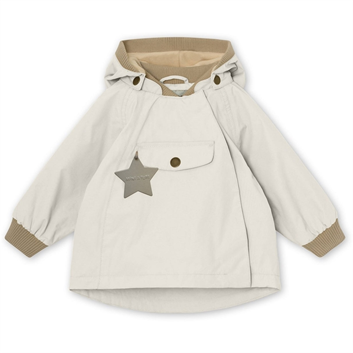 MINI A TURE Wai Spring Jacket w/Fleece Lining White Swan