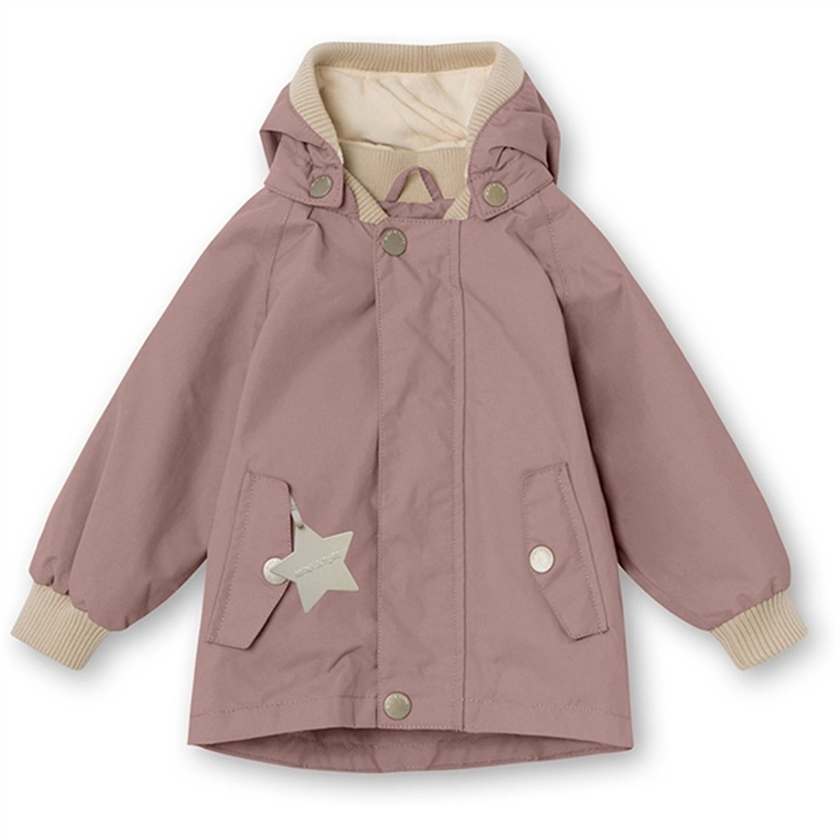 MINI A TURE Wally Spring Jacket w/Fleece Lining Pale Woodrose