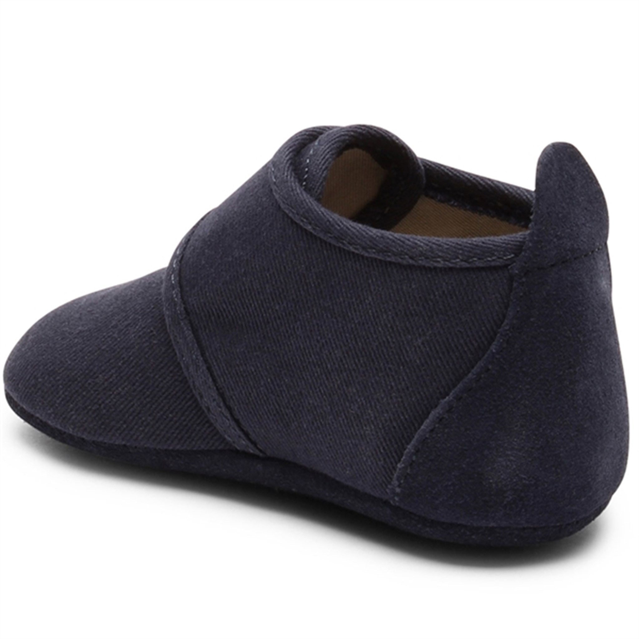 Bisgaard Baby Cotton Home Shoe Dark Blue 2