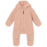 MINI A TURE Adel Teddy Fleece Jumpsuit Rose Dust