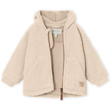 MINI A TURE Liff Teddy Fleece Jacket Sand Dollar 3