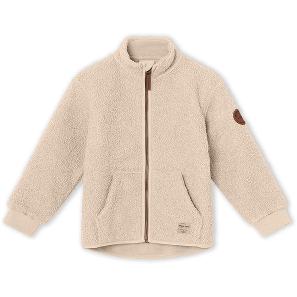 MINI A TURE Saleh Teddy Fleece Jacket Sand Dollar